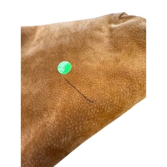 "AUTHENTIC IMPORTS" Mens Suede Leather Varsity Zip Up Jacket SZ XL SOME FADING - Picture 5 of 13